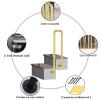 Gold-Colored Side-Mounted Stair Railing with Mounting Kit, 200 kg Capacity view 3