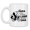 wowshirt Dadhood Requires Love, Not DNA Mug for Stepfather, White view 2