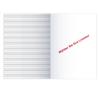 Kartenkaufrausch 2-Pack Fresh, Cheerful DIN A4 Math Notebooks, Pink and Red Zigzag Stripes, Ruling 23 view 2