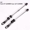 Quick-Release Skewer Set, Front 100 × 9 mm / Rear 135 × 10 mm, Red view 3