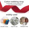 Cotton Webbing for Bag Straps, Backpacks, Cargo Tie-Downs & Belts, 9.1 m/lot, Black, 50 mm view 3