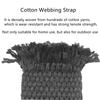 Cotton Webbing for Bag Straps, Backpacks, Cargo Tie-Downs & Belts, 9.1 m/lot, Black, 50 mm view 4