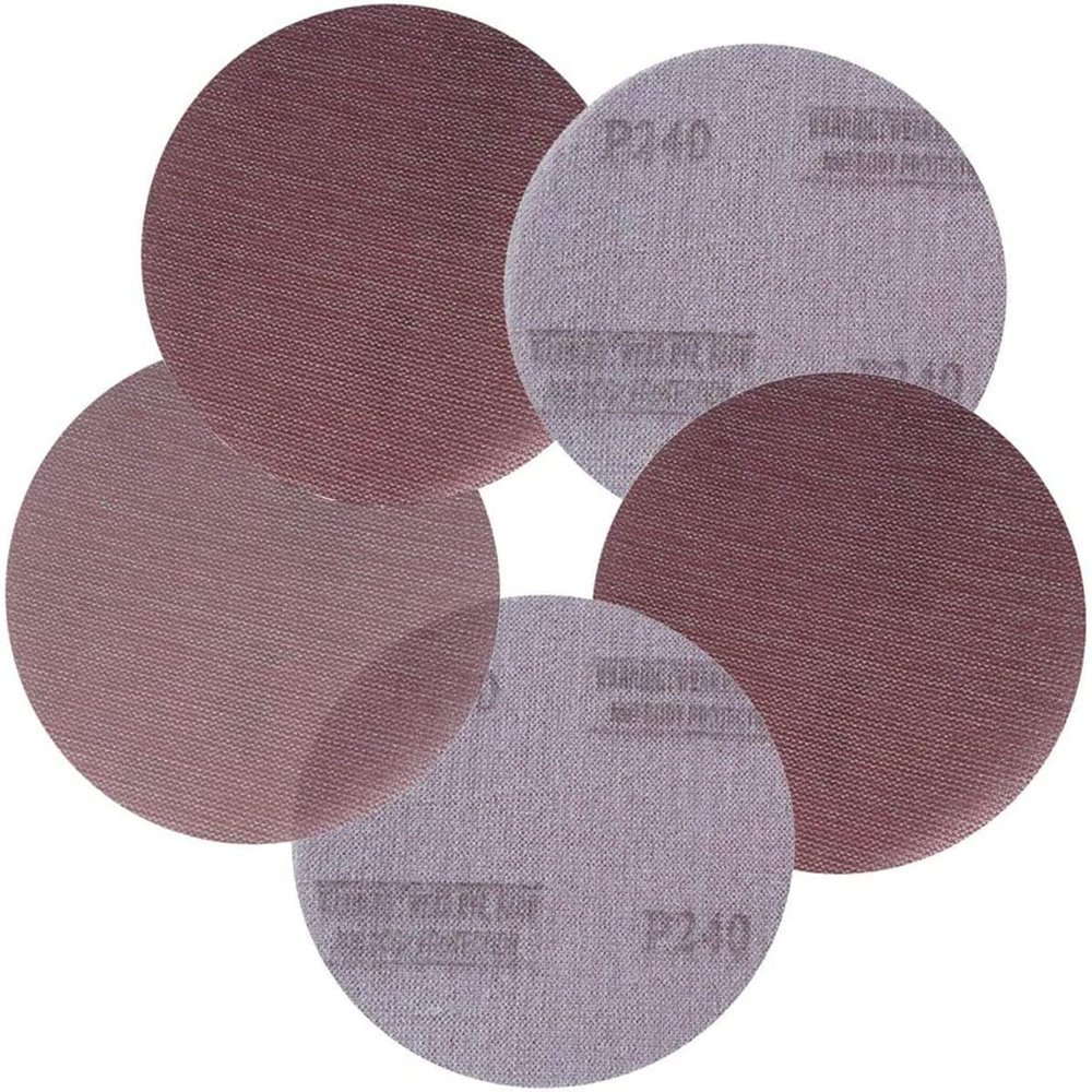 5-Pack 6-Inch (150 mm) Mesh Sanding Discs, Hook-and-Loop Dust-Free Abrasive Net Discs, Anti-Clogging Durable Mesh Sanding Pads, 120 Grit