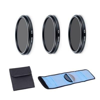 Camera Accessory Set for Panasonic G9/GX9/G80/G85 with Lumix G Vario 12-60mm f/3.5-5.6 ASPH. Power O.I.S. Lens, ND2/ND4/ND8 Filters, Black