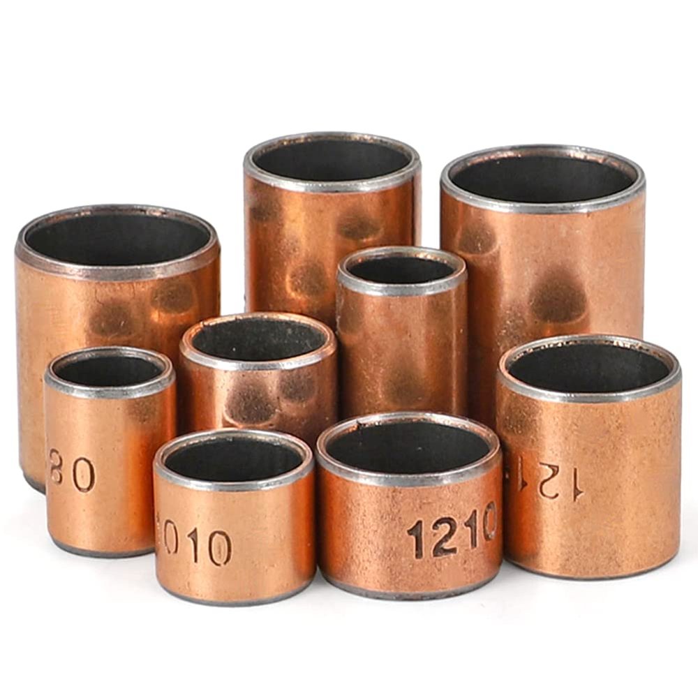 (10 pcs) Composite Copper Bearing Bushing 4 x 6 x 8 mm for Electronic Workbench and Mechanical Shaft Maintenance