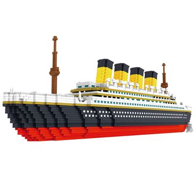 Atomic Building Miniature Block Construction Set, 3,800 Pieces, Scale Model of the Titanic