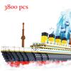 Atomic Building Miniature Block Construction Set, 3,800 Pieces, Scale Model of the Titanic view 4