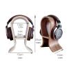 TOMYEUS Wooden Headphone Stand, Walnut Finish view 2