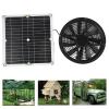VBESTLIFE Solar Panel Fan, 3,000 RPM, Waterproof view 2