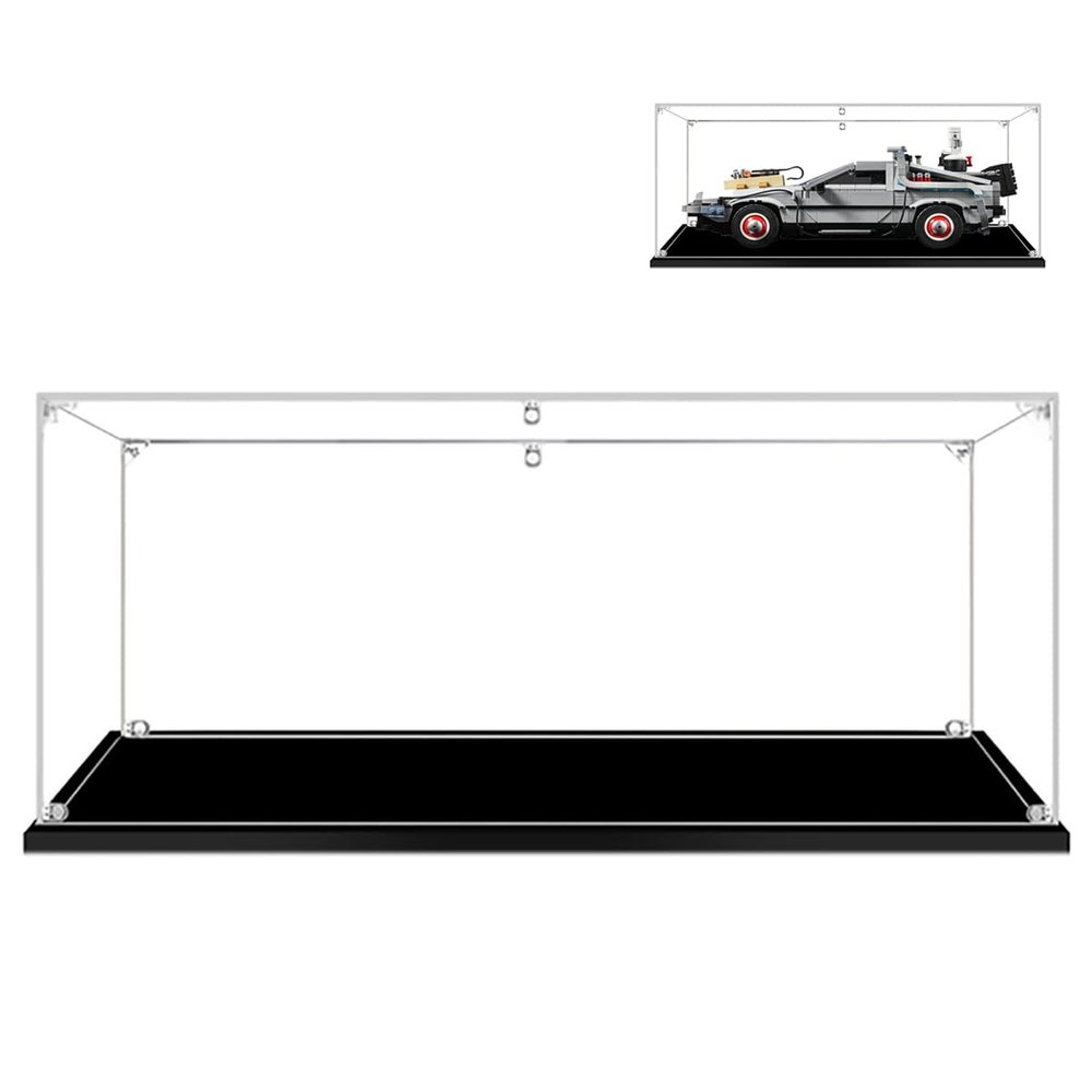 Hosdiy Acrylic Display Case for LEGO 10300 DeLorean
