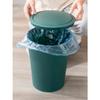 TOMYEUS Kitchen Trash Can with Lid, Push-Top, Large Capacity, Orange view 3