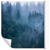 Muralo 3D Vinyl Wallpaper, Forest, Trees, Fog, XXL Art Print - 208 x 146 cm view 4