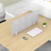 Icegrey Freestanding Felt Acoustic Desk Divider, Orange, 120 x 30 cm view 2