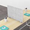 Icegrey Freestanding Felt Acoustic Desk Divider, Orange, 120 x 30 cm view 3