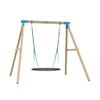 TP Toys 741S2 Knightswood Double Wooden Swing Set with Giant Nest Swing, FSC view 1
