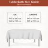 Maison d'Hermine Rectangular Tablecloth, 100% Cotton, 220 x 160 cm view 4