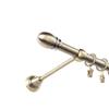 Fenster DEKOR Antique Gold Oval Curtain Rod, 120 cm view 1