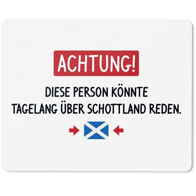 JUNIWORDS Mouse Pad, Warning! This Person Could Talk About Scotland for Days