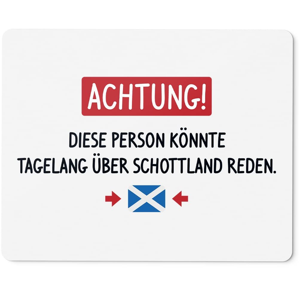 JUNIWORDS Mouse Pad, Warning! This Person Could Talk About Scotland for Days
