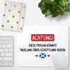 JUNIWORDS Mouse Pad, Warning! This Person Could Talk About Scotland for Days view 3