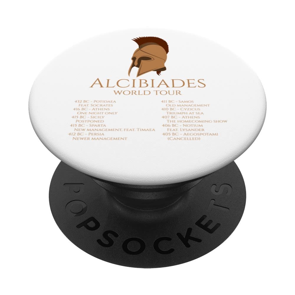 Greek History Alcibiades World Tour Peloponnesian War PopSockets PopGrip