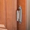 GDFYMI Brushed Nickel Semi-Concealed Self-Closing Cabinet Hinges, 10-Pack view 4