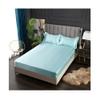 Super Soft Microfiber Fitted Sheet 180 x 200 cm, 25 cm Deep Pocket, Blue view 1