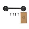 MORIA DESIGN 17 cm Black Door Handle – Decorative Hinge Handle for Sliding Doors, Garden Gates, Tool Sheds, Playhouses and Garden Smokehouses view 1