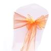 AILIFE 50-Piece Organza Chair Sashes with Bow Knots for Wedding and Event Decor view 1