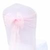 AILIFE 50-Piece Organza Chair Sashes with Bow Knots for Wedding and Event Decor view 3