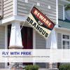 CakJuice Funny Flag for College Dorms, Girls, Beware of Brangus, 152 x 244 cm view 3