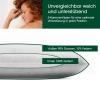 Hanskruchen Premium de Luxe Down Pillow 60 x 90 cm, Made in Germany, 100% Cotton, 3-Chamber Pillow for Allergy Sufferers (1-Pack) view 3