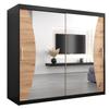MEBLE KRYSPOL Monaco Wardrobe with Mirror and 2 Sliding Doors view 1