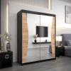 MEBLE KRYSPOL Monaco Wardrobe with Mirror and 2 Sliding Doors view 2