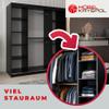 MEBLE KRYSPOL Monaco Wardrobe with Mirror and 2 Sliding Doors view 4