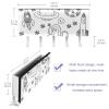 Hand-Drawn Space Elements Key Holder and Wall Mail Holder with 5 Hooks view 3