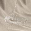 YEVDA Top Linen Fabric Shower Curtain 240 x 200 cm, Waterproof, Mold-Resistant, Light Coffee view 3