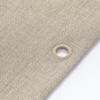 YEVDA Top Linen Fabric Shower Curtain 240 x 200 cm, Waterproof, Mold-Resistant, Light Coffee view 4