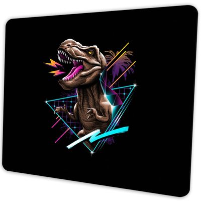 SHALYSONG Kids' Dinosaur Mouse Pad, Customizable, Non-Slip, 24.1 x 20.1 cm