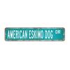 Customized American Eskimo Dog Vintage Metal Wall Sign view 1