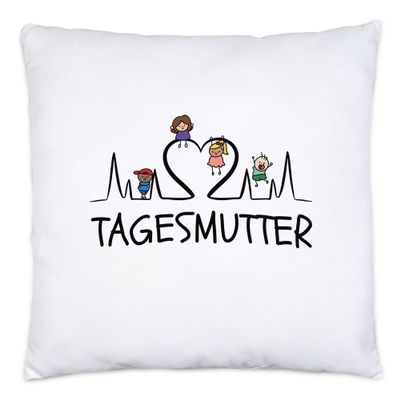 Hey!Print Childminder Pillow with Filling, Farewell Gift for Educators