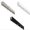 DcoProfi 2-Track Rectangular Curtain Track Set, Black/Chrome, 320 cm view 3