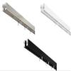 DcoProfi 2-Track Rectangular Curtain Track Set, Black/Chrome, 320 cm view 4