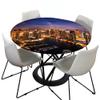 Chickwin Round Waterproof Washable Tablecloth with Elastic Edge, 180 cm (for 160–170 cm Tables) view 1