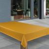 laro Washable PVC Oilcloth Tablecloth, Yellow Orange Fasen Linen Look, 140 x 500 view 2