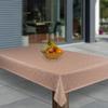laro Washable PVC Oilcloth Tablecloth, Pink Embossed Floral, 100 x 260 cm view 1