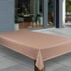 laro Washable PVC Oilcloth Tablecloth, Pink Embossed Floral, 100 x 260 cm view 2