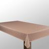 laro Washable PVC Oilcloth Tablecloth, Pink Embossed Floral, 100 x 260 cm view 3