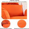 Yadlan Waterproof Egg Chair Cushion Cover with Zipper, White view 2
