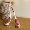 Aport Presents Loving White Meenakari Metal Swan Pair Figurine (8 x 3 x 18 cm) #Aport-311 view 1